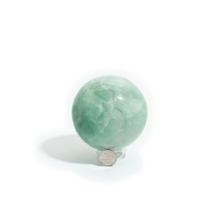 Fluorite Green and Purple Sphere Unique #16 - 3" from The Rock Space