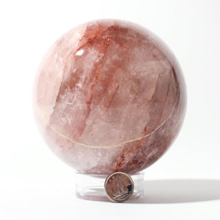 Hematoid Quartz Sphere Unique #4 - 3 3/4" from Stonebridge Imports