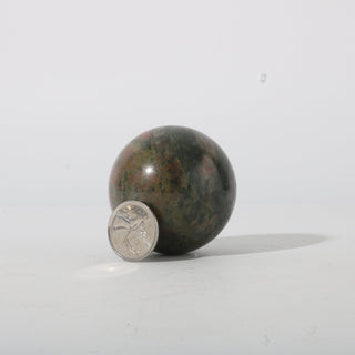 Watermelon Jasper Sphere - Extra Small #2 - 1 3/4" from The Rock Space