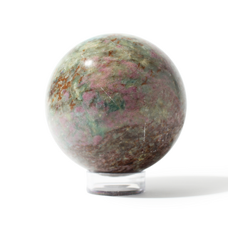 Ruby Kyanite Sphere Unique #3 - 4 3/8" from The Rock Space