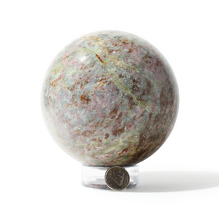 Ruby Kyanite Sphere Unique #3 - 4 3/8" from The Rock Space