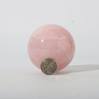 Rose Quartz A Sphere Medium #1 - 2 3/4" from Stonebridge Imports