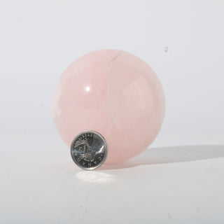 Rose Quartz A Sphere - Medium #2 - 2 3/4" from The Rock Space