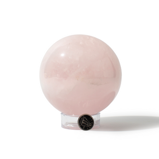 Rose Quartz Sphere Unique #101 - 3 3/4" from The Rock Space