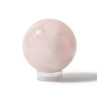 Rose Quartz Sphere Unique #101 - 3 3/4" from The Rock Space