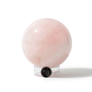 Rose Quartz Sphere Unique #103 - 3 3/8" from The Rock Space