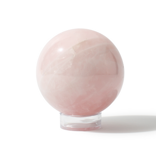 Rose Quartz Sphere Unique #104 - 3 3/4" from The Rock Space