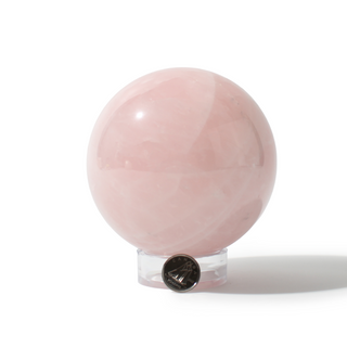 Rose Quartz Sphere Unique #104 - 3 3/4" from The Rock Space