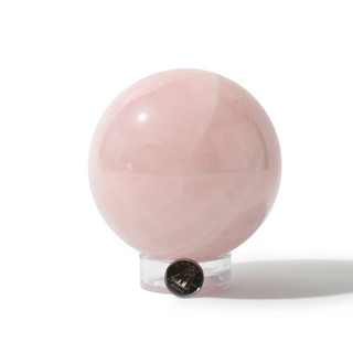 Rose Quartz Sphere Unique #104 - 3 3/4" from The Rock Space