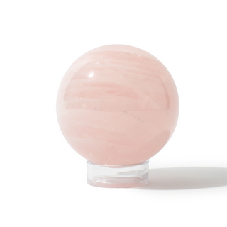 Rose Quartz Sphere Unique #108 - 3 1/2" from The Rock Space