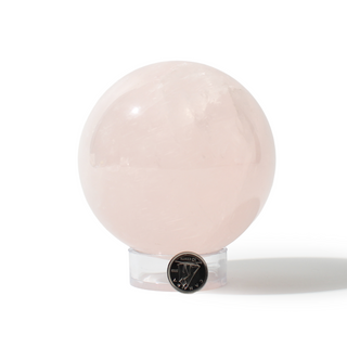 Rose Quartz Sphere Unique #110 - 3 5/8" from The Rock Space