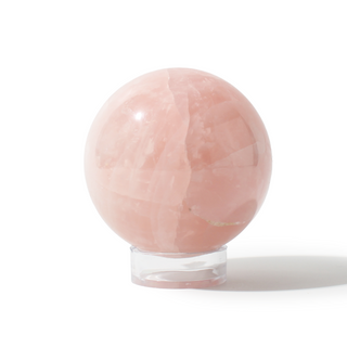 Rose Quartz Sphere Unique #112 - 3 1/2" from The Rock Space