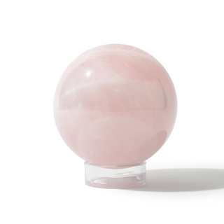 Rose Quartz Sphere Unique #118 - 3 1/2" from The Rock Space