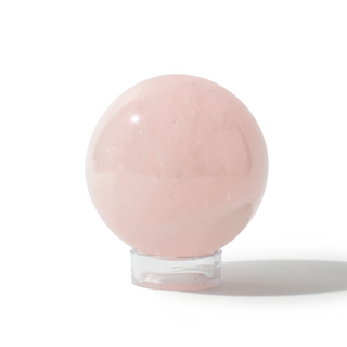 Rose Quartz Sphere Unique #124 - 3 5/8" from Stonebridge Imports