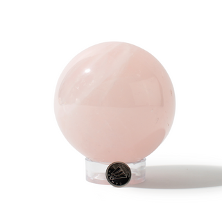 Rose Quartz Sphere Unique #124 - 3 5/8" from Stonebridge Imports