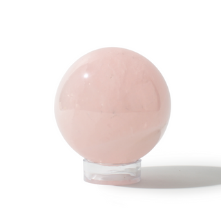 Rose Quartz Sphere Unique #124 - 3 5/8" from The Rock Space