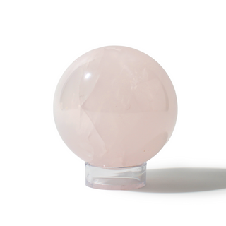 Rose Quartz Sphere Unique #129 - 3 5/8" from The Rock Space