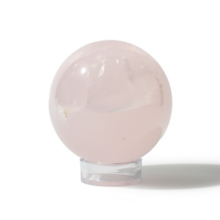Rose Quartz Sphere Unique #129 - 3 5/8" from The Rock Space