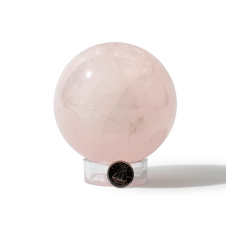 Rose Quartz Sphere Unique #153 - 3 3/8" from The Rock Space