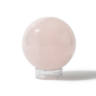 Rose Quartz Sphere Unique #154 - 3 3/8" from The Rock Space