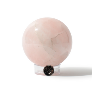 Rose Quartz Sphere Unique #159 - 3 1/4" from Stonebridge Imports