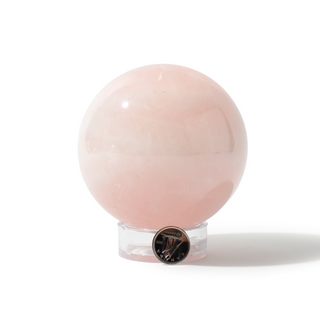 Rose Quartz Sphere Unique #180 - 3 1/2" from Stonebridge Imports