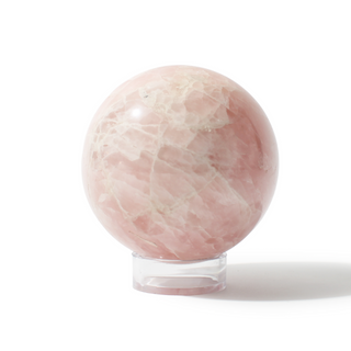 Rose Quartz Sphere Unique #182 - 3 3/4" from The Rock Space