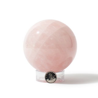 Rose Quartz Sphere Unique #183 - 3 3/8" from The Rock Space