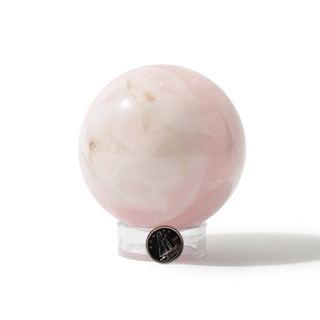 Rose Quartz Sphere Unique #184 - 3 1/2" from The Rock Space
