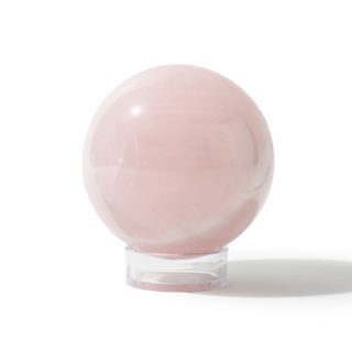 Rose Quartz Sphere Unique #184 - 3 1/2" from The Rock Space