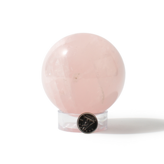 Rose Quartz Sphere Unique #186 - 3" from Stonebridge Imports