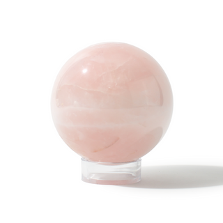 Rose Quartz Sphere Unique #187 - 3 1/2" from The Rock Space