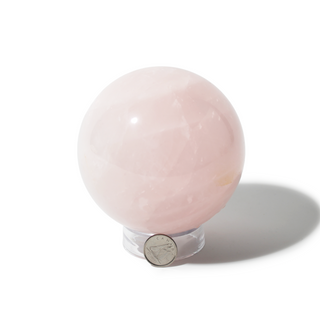 Rose Quartz Sphere Unique #190 - 3 1/2" from Stonebridge Imports