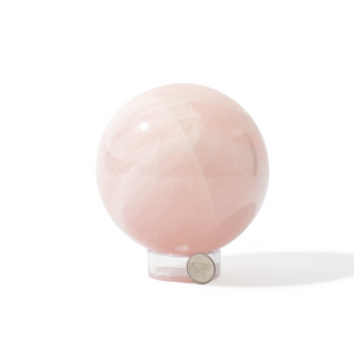 Rose Quartz Sphere U#26 - 4 1/4" from The Rock Space