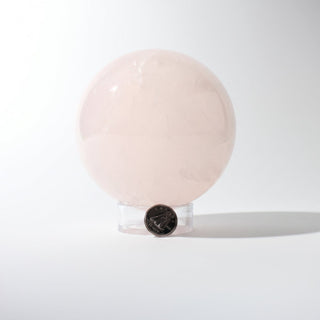 Rose Quartz Sphere Unique #33 - 3 5/8" from Stonebridge Imports