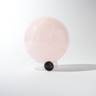 Rose Quartz Sphere Unique #34 - 3 5/8" from Stonebridge Imports