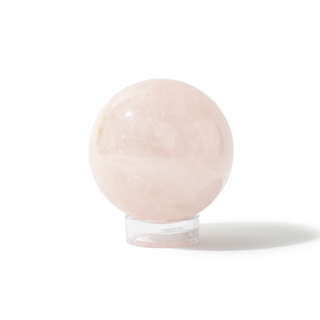 Rose Quartz Sphere Unique #35 - 3 3/8" from The Rock Space