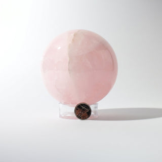 Rose Quartz Sphere Unique #37 - 3 5/8" from Stonebridge Imports