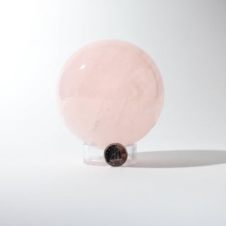 Rose Quartz Sphere Unique #38 - 3 5/8" from Stonebridge Imports