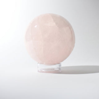 Rose Quartz Sphere Unique #40 - 3 3/4" from Stonebridge Imports