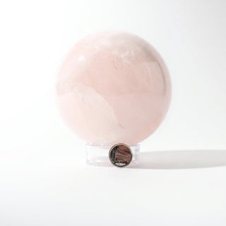 Rose Quartz Sphere Unique #40 - 3 3/4" from Stonebridge Imports