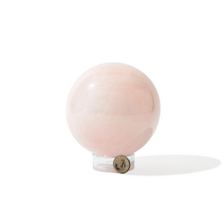 Rose Quartz Sphere Unique #41 - 4" from The Rock Space