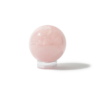 Rose Quartz Sphere Unique #43 - 3 1/4" from The Rock Space