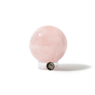 Rose Quartz Sphere Unique #43 - 3 1/4" from The Rock Space