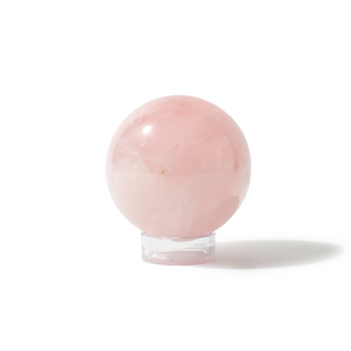 Rose Quartz Sphere Unique #44 - 3 1/4" from The Rock Space