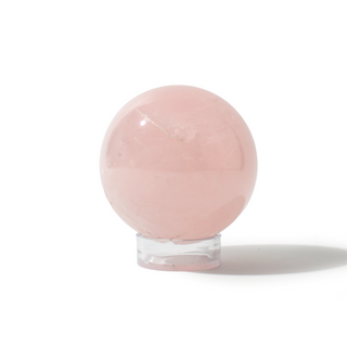 Rose Quartz Sphere Unique #45 - 3 3/8" from The Rock Space