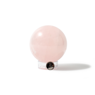 Rose Quartz Sphere Unique #45 - 3 3/8" from The Rock Space