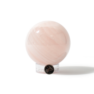 Rose Quartz Sphere Unique #46 - 3 3/8" from The Rock Space