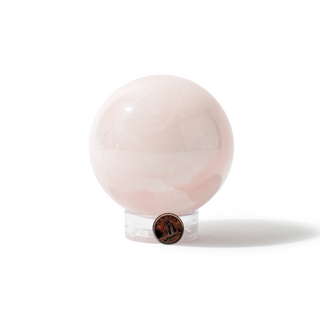 Rose Quartz Sphere Unique #47 - 3 3/8" from The Rock Space