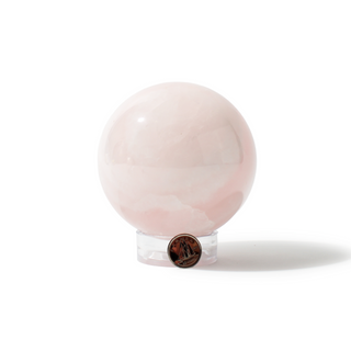 Rose Quartz Sphere Unique #47 - 3 3/8" from The Rock Space
